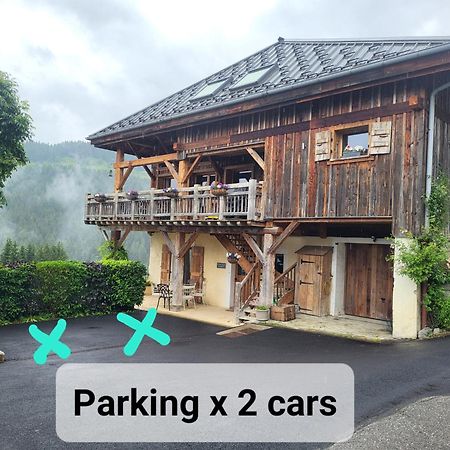 'Petite Ferme Les Bouts' Apartment, Sleeps 6, Nr Morzine La Cote d'Arbroz Exteriör bild