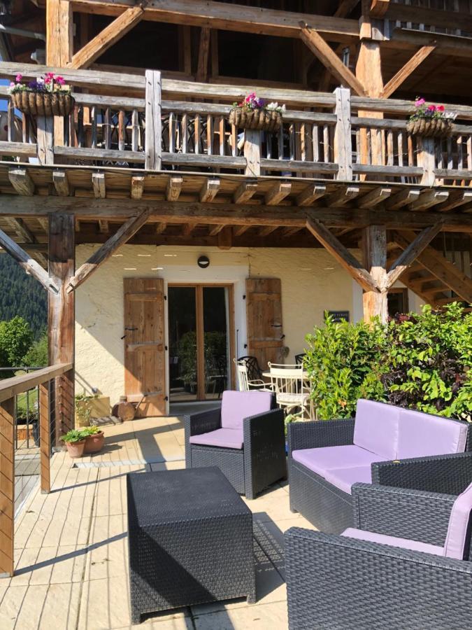 'Petite Ferme Les Bouts' Apartment, Sleeps 6, Nr Morzine La Cote d'Arbroz Exteriör bild