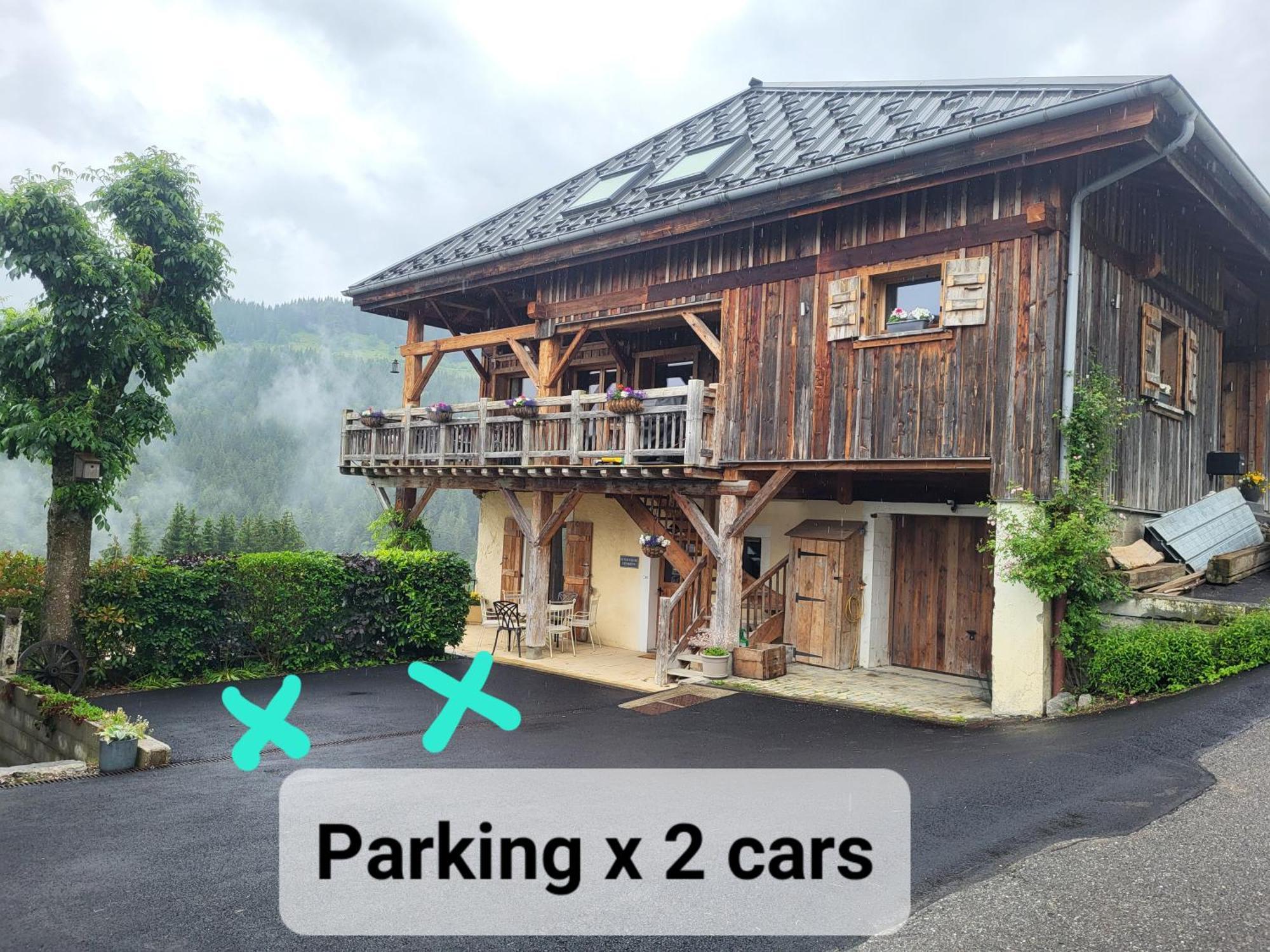 'Petite Ferme Les Bouts' Apartment, Sleeps 6, Nr Morzine La Cote d'Arbroz Exteriör bild